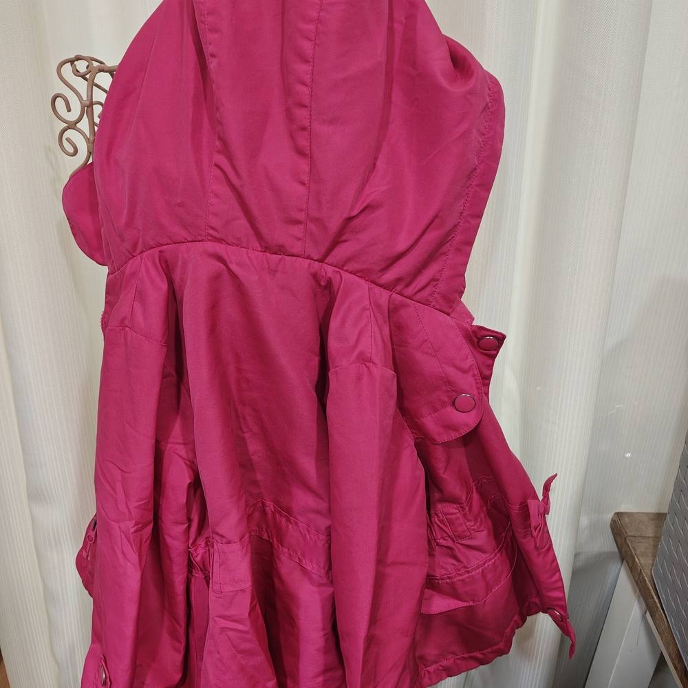London Fog Polka Dot Fleece Jacket - Picture 2 of 2